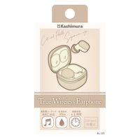 カシムラ 完全ワイヤレス ステレオイヤホン AAC ミニ Beige BL-123 1台