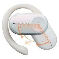 ナガオカ オープンイヤー型ワイヤレスイヤホン BT832OWSPWH 1台