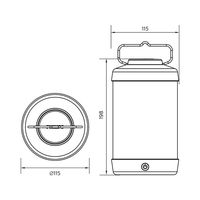 LEDランタン アウトドアライト DSK260 1台