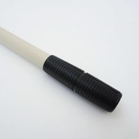 【さすまた】角利産業 さすまた こない手U型 アイボリー 壁取付フック付 4858 1セット