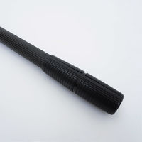 【さすまた】角利産業 さすまた こない手U型 ブラック 壁取付フック付 4857 1セット