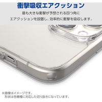 Google Pixel 8a ケース ハイブリッド 衝撃吸収 クリア PM-P241HVCKCR エレコム 1個