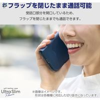 Google Pixel 8a ケース レザー 手帳型 超軽量 ネイビー PM-P241PLFUJNV エレコム 1個（直送品）