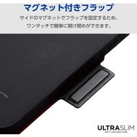 Xperia 10 VI SO-52E ケース レザー 手帳型 超軽量 薄型 ブラック PM-X241PLFUBK エレコム 1個（直送品）