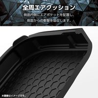 Xperia 10 VI SO-52E ケース ハイブリッド 衝撃吸収 ブラック PM-X241ZEROBK エレコム 1個