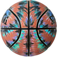 SPALDING(スポルディング) バスケットボール 競技ボール スパイラルダイ 6号球 レッド 84807J 1セット（2球）（直送品）