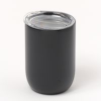 【LAKOLE/ラコレ】 ダブルウォールセラミックタンブラー ブラック 1セット（2個）