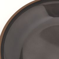 まるで陶器プレート（L） チャコール 1セット（2枚） LAKOLE/ラコレ