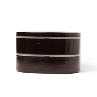 二段ツヤ重箱 ブラウン LAKOLE/ラコレ
