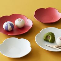 梅の皿（S） レッド LAKOLE/ラコレ