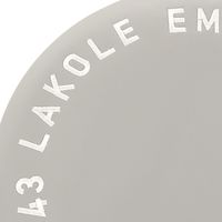 【LAKOLE/ラコレ】 刺繍ランチョンマット グレー