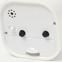 ミニスクエア置き時計 アイボリー LAKOLE/ラコレ