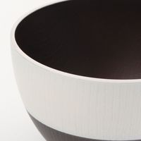 SMOKY塗分け汁椀 スモーキーホワイト 1セット（2個） LAKOLE/ラコレ