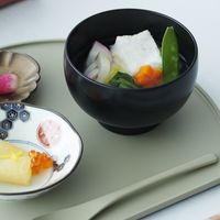 てまり汁椀 ブラック 1セット（2個） LAKOLE/ラコレ