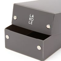 デスクペンボックス ブラック 1セット（1個×2） LAKOLE/ラコレ