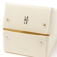 デスクボックス（S） アイボリー 1セット（1個×6） LAKOLE/ラコレ