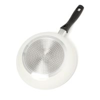 フッ素加工IHフライパン（26cm）アイボリー LAKOLE/ラコレ