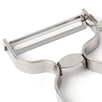 ステンレス製ピーラー シルバー LAKOLE/ラコレ