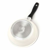 フッ素加工IH炒め鍋（20cm）アイボリー LAKOLE/ラコレ