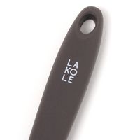 シリコーン調理スプーン（丸形）チャコール LAKOLE/ラコレ