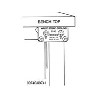 DESCO JAPAN 作業台用リストストラップジャック端子 09740 1個 62-1630-87（直送品）