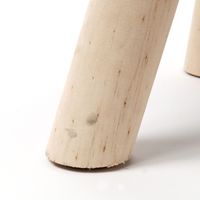 ファブリックスツール2-ショート アイボリー LAKOLE/ラコレ