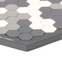 ウッドハニカムパズル グレー LAKOLE/ラコレ
