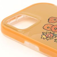 （世界の名作）フレームカラーiPhoneケースiPhone13/14 ひまわり LAKOLE/ラコレ