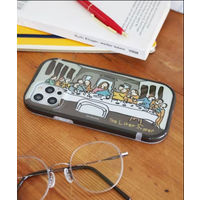 （世界の名作）フレームカラーiPhoneケースiPhone13/14 ラストサパー LAKOLE/ラコレ