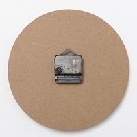 ウッド掛け時計 ホワイト LAKOLE/ラコレ