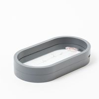 オーバルフッキングフレーム チャコール LAKOLE/ラコレ