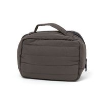 【LAKOLE/ラコレ】 キルティングハンドル付きポーチ ブラック