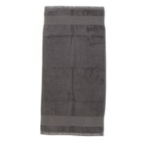 やわらかフェイスタオル チャコール 1セット（1枚×2） LAKOLE/ラコレ