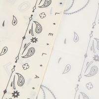 【LAKOLE/ラコレ】 コットン製バンダナ アイボリー