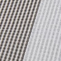 コットンプリントハンカチ（ストライプ） チャコール LAKOLE/ラコレ