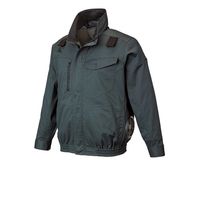 エアセンサー ハーネス対応長袖ジャンパー チャコールグレー ファンバッテリーセット L 258861-48-L-KS100 1SET（直送品）