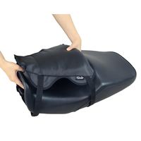 大久保製作所 GSCーF ハニカムゲルシートクッション ブラック 1個（直送品）