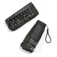 【LAKOLE/ラコレ】 晴雨&遮熱折り畳み傘 ブラック