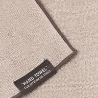 今治産ハンドタオル（シンプル） アイボリー 1セット（2枚） LAKOLE/ラコレ