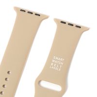 AppleWatchベルト（シリコン）42/44/45/49mm対応 ベージュ LAKOLE/ラコレ