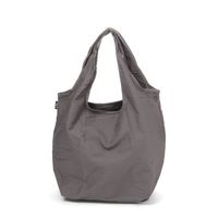 【LAKOLE/ラコレ】 コットンエコバッグ（M） チャコール