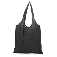 超軽量 ボールエコバッグ ブラック×ブラック LAKOLE/ラコレ