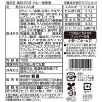 カレー福神漬 減塩 塩分30％カット 100g 1セット（1個×2）新進 漬物