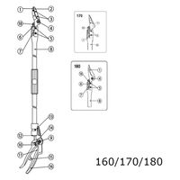 アルスコーポレーション 160PCC/PC 上刃ツカミ ネジ付 999PCC01 1個（直送品）
