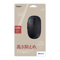 ナカバヤシ Bluetooth 静音5ボタンBlueLEDマウス/ブラック MUS-BKF219BK 1個