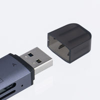 ナカバヤシ USB3.2 C&A アルミカードリーダー グレー CRW-DC3SD92GY 1個