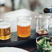 HARIO (ハリオ) 3点セット ピッチャー ビーカーグラス 耐熱ガラス CTP-BG-LO 1セット(3組)