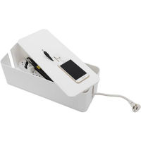 JEJアステージ ケーブルボックス ホワイト 1個（わけあり品）