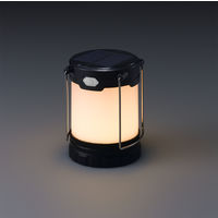 ランタン USB充電もできるソーラーランタン 調色可 電池でも点灯 防災 ヤザワコーポレーション LA9S02BK 1個