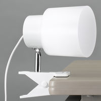 クリップライト LED LEDインテリアクリップライト ホワイト USB ヤザワコーポレーション CLLE09D15WH 1台